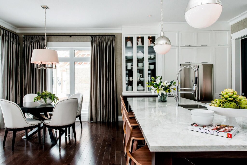 Contemporary style in kitchen interior