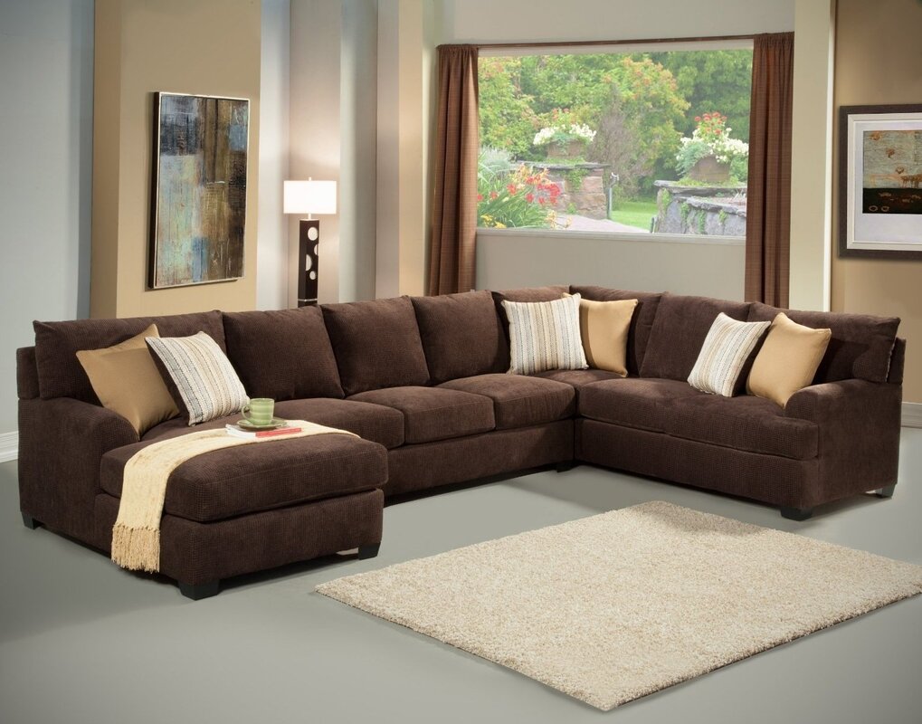 Brown sofa