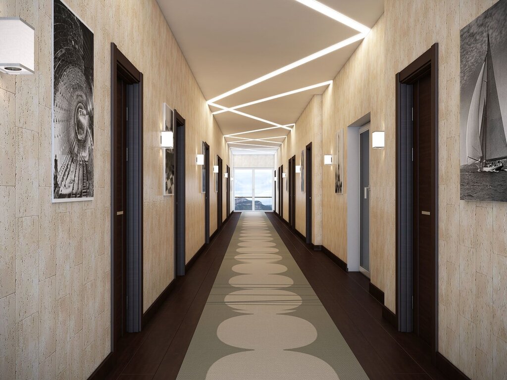 Dormitory hallway