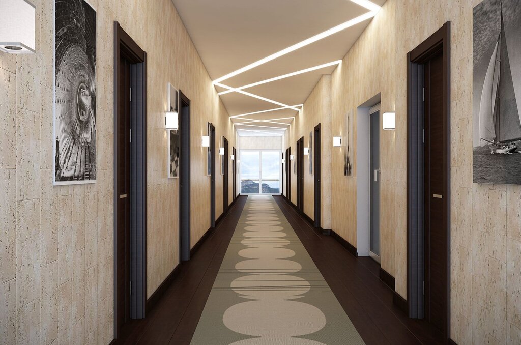 Hotel corridor