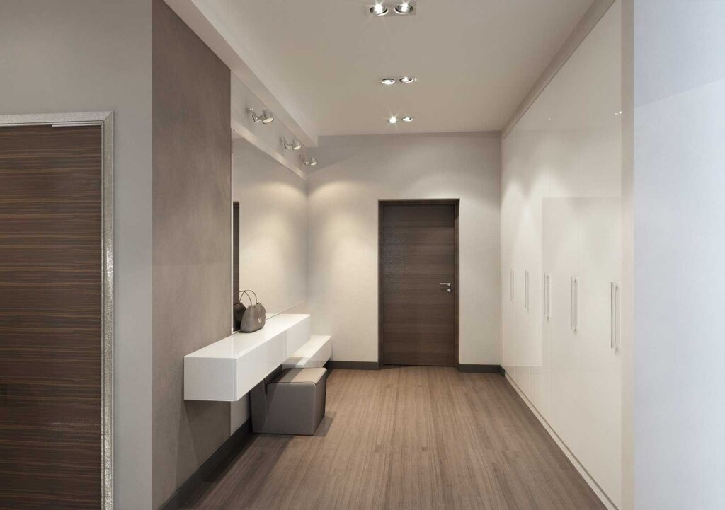 Hallway in minimalist style