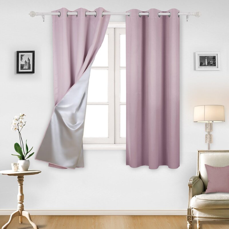 Short blackout curtains