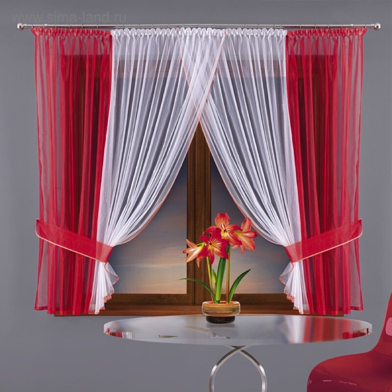 Short curtains for windows