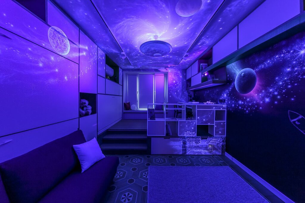 Cosmic interior of the room