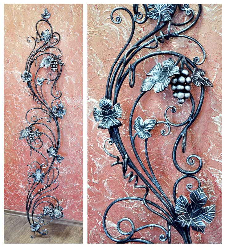 Wrought iron wall decor