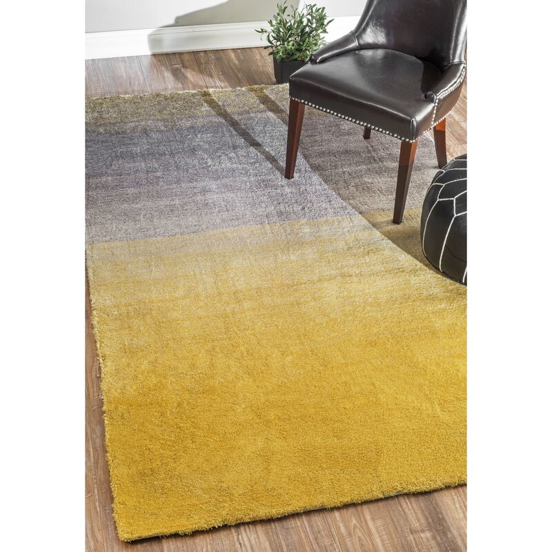 Yellow Ikea rug