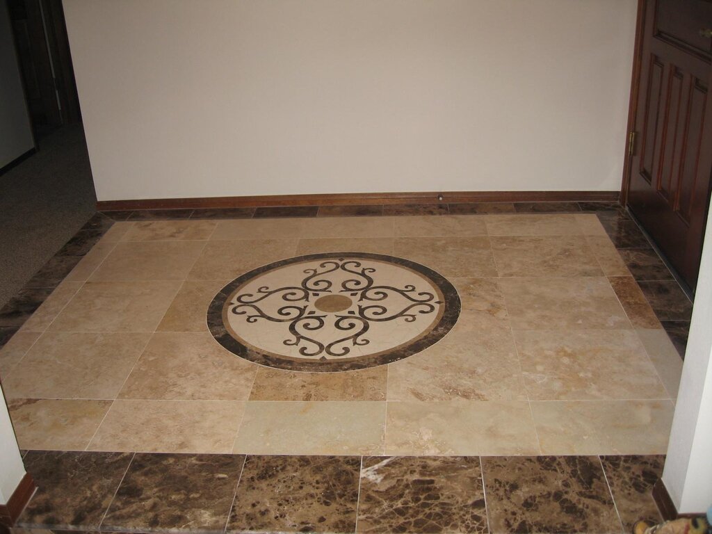 Tile carpet for the floor