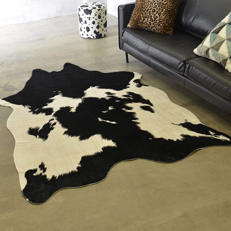 A rug made of hide