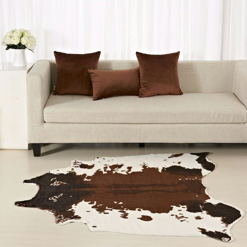 Cowhide rug artificial