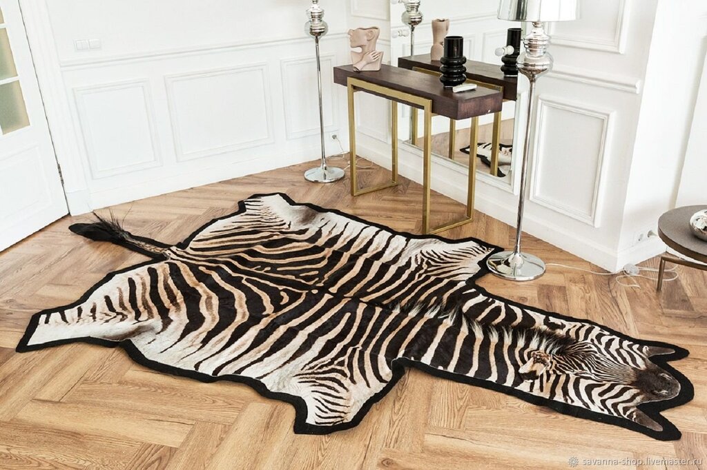 Zebra Rug in the Interior