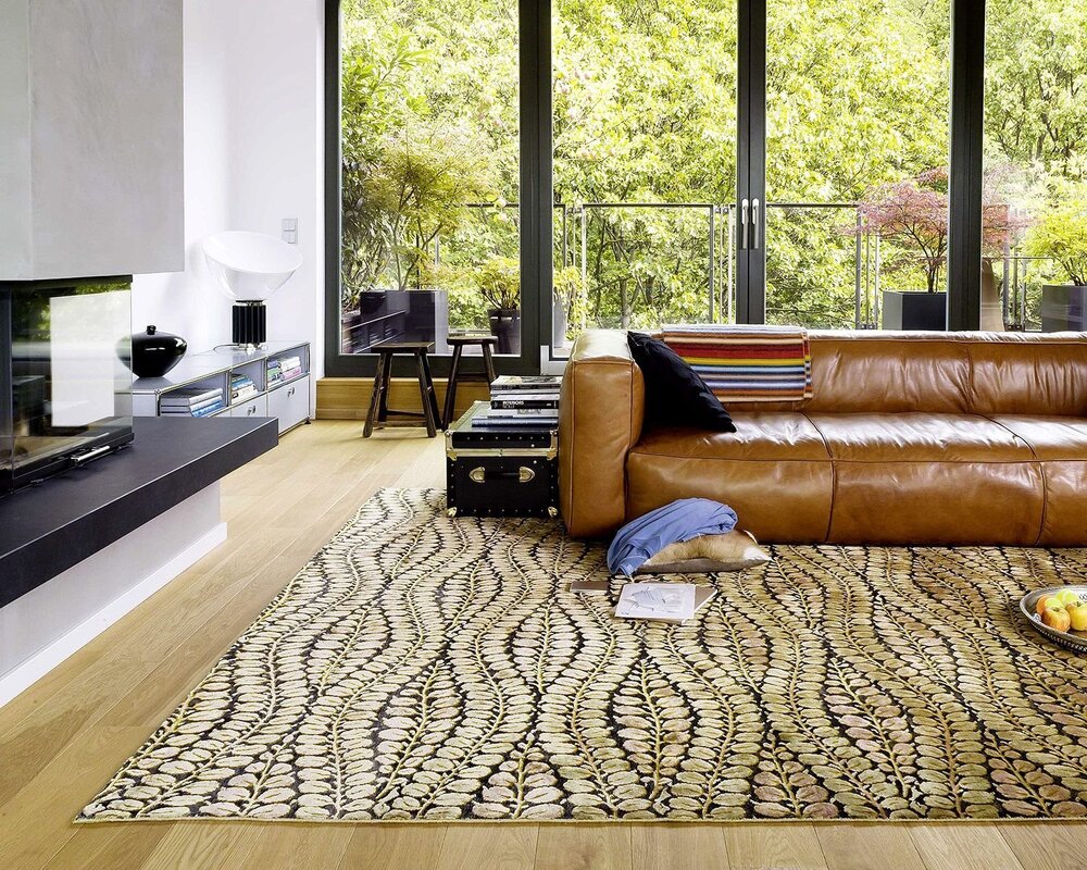 Carpets for the apartment on the floor