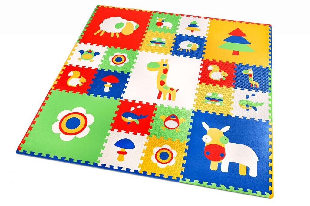 Children's floor puzzle mat