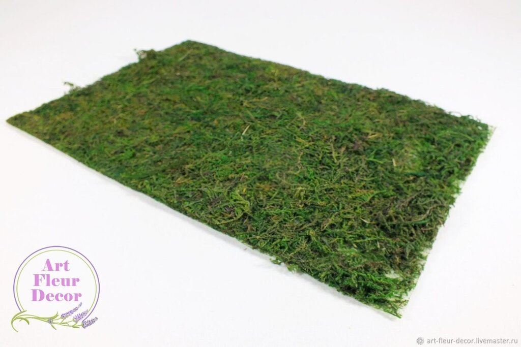 Moss bath mat