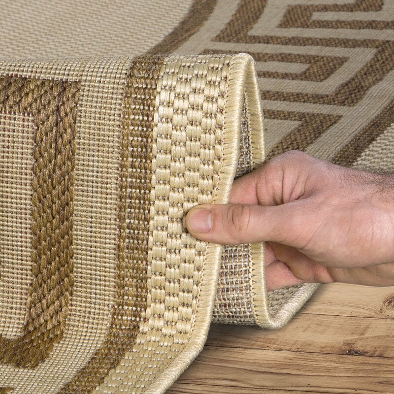 A mat made of burlap