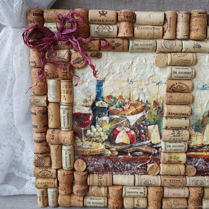 A mat made of wine corks 51 фото