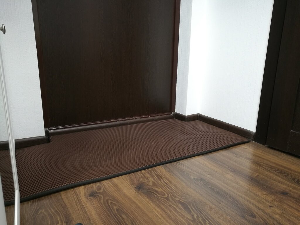 A mat for laminate in the hallway