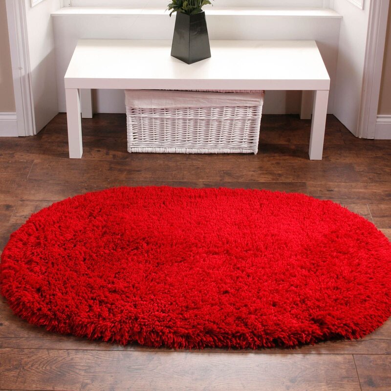 Bedside rug with flowers