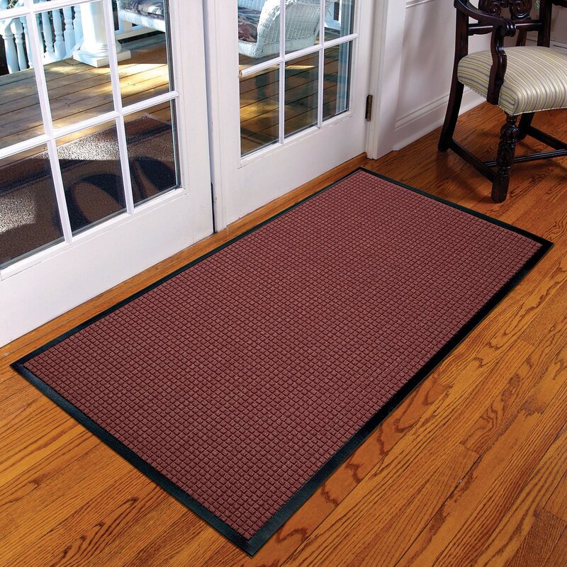 A rug for the hallway with a rubber backing