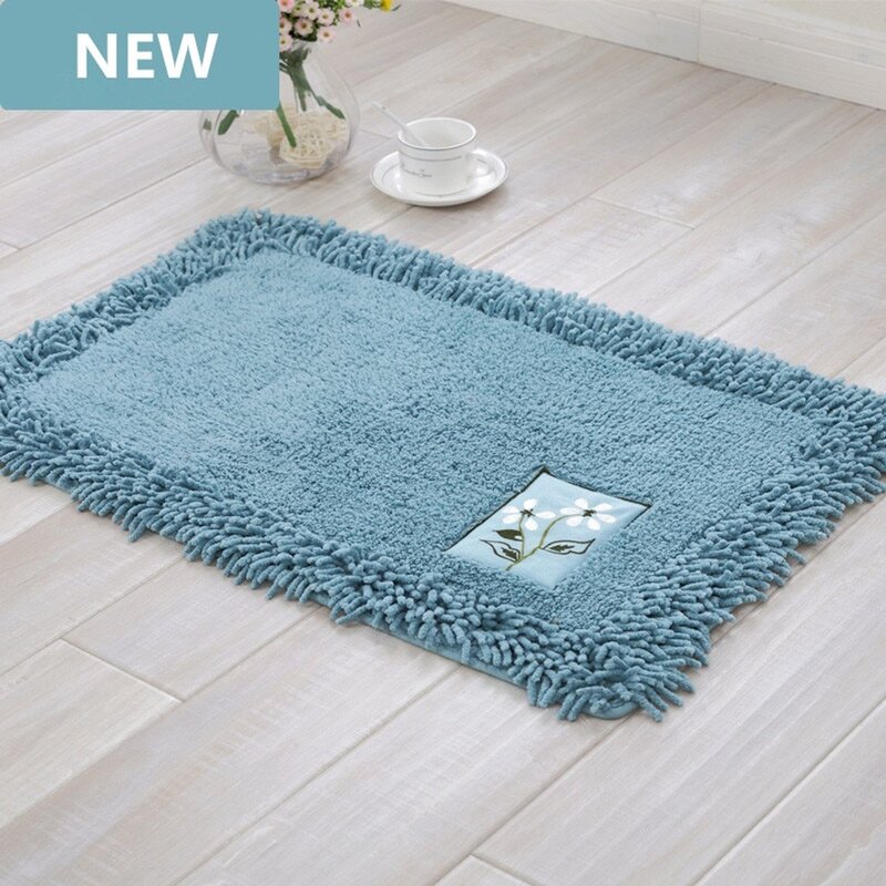 Bath mat for the bathroom floor