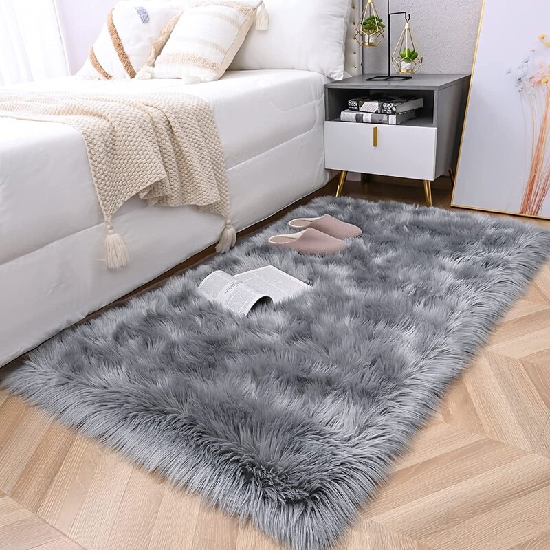 Fur rugs 15 фото