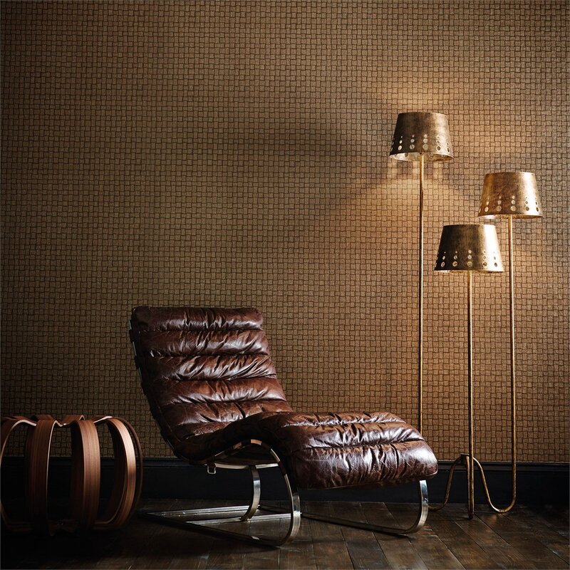 Leather wallpaper