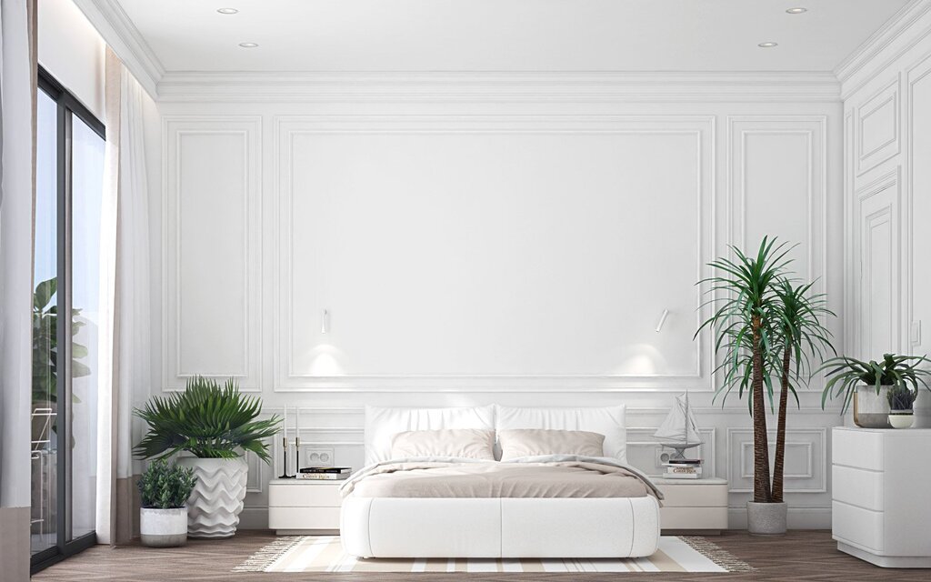 Beautiful white wall