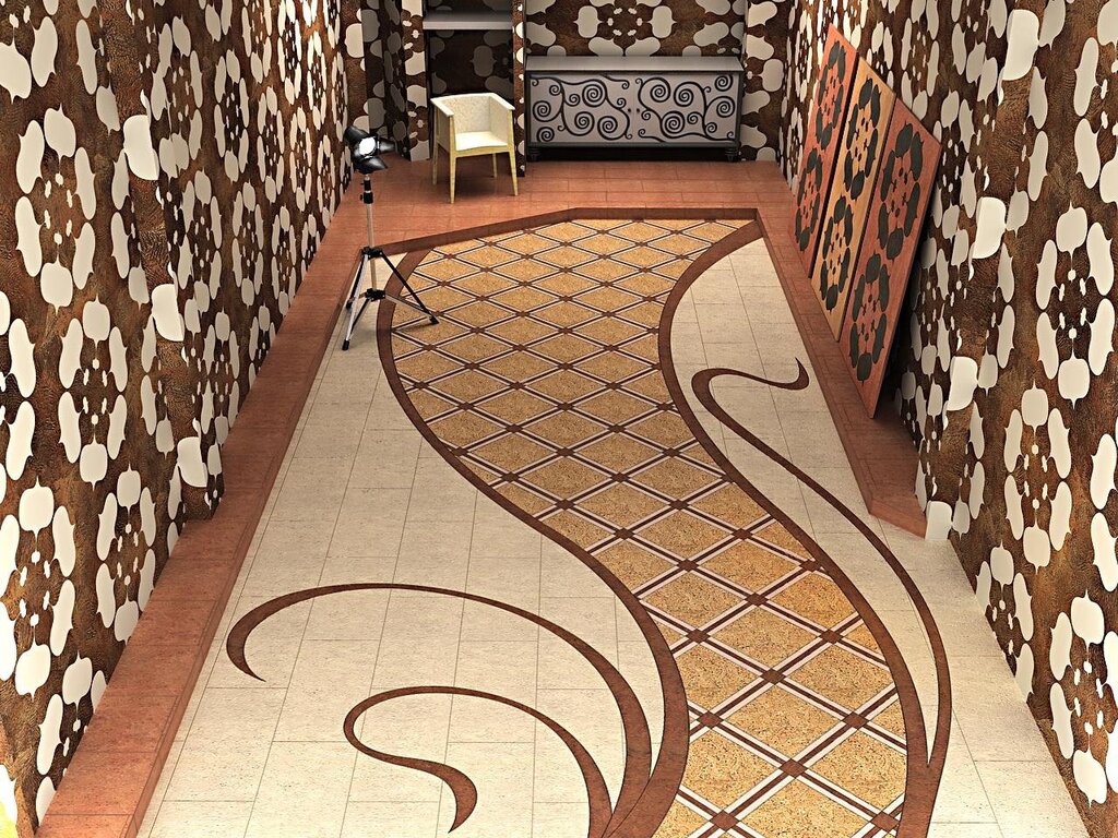 Beautiful floor tiles