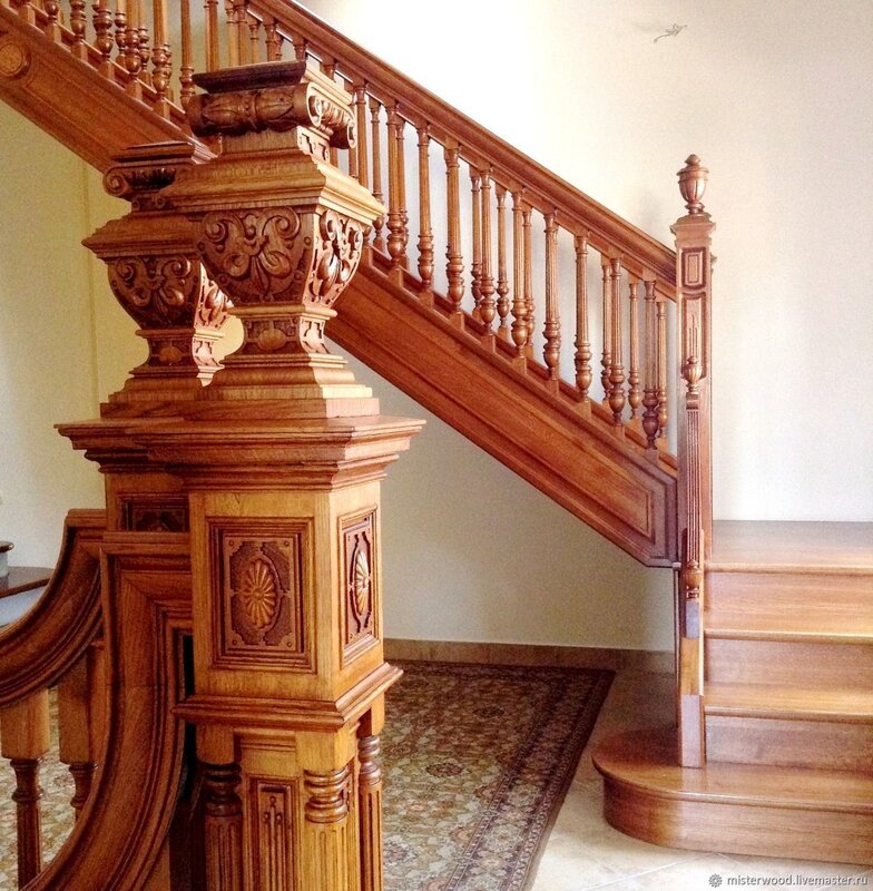 Beautiful wooden stairs