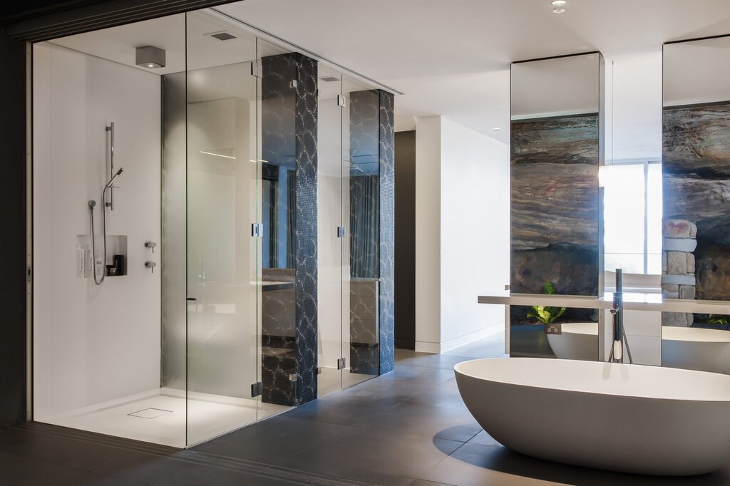 Beautiful shower rooms