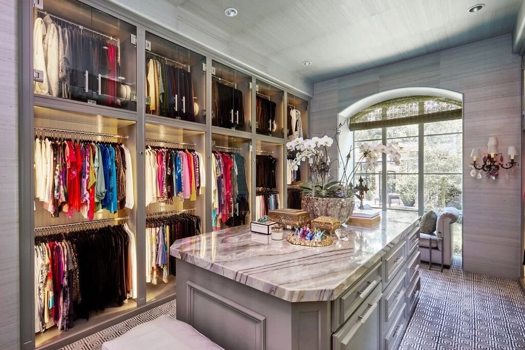 Beautiful walk-in closets