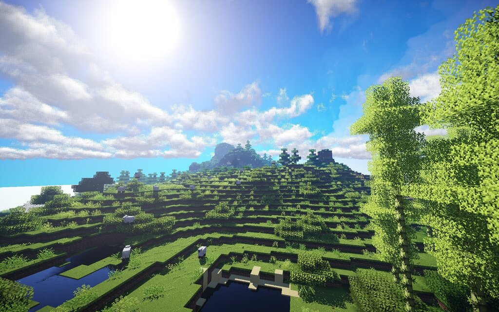 Beautiful pictures from Minecraft