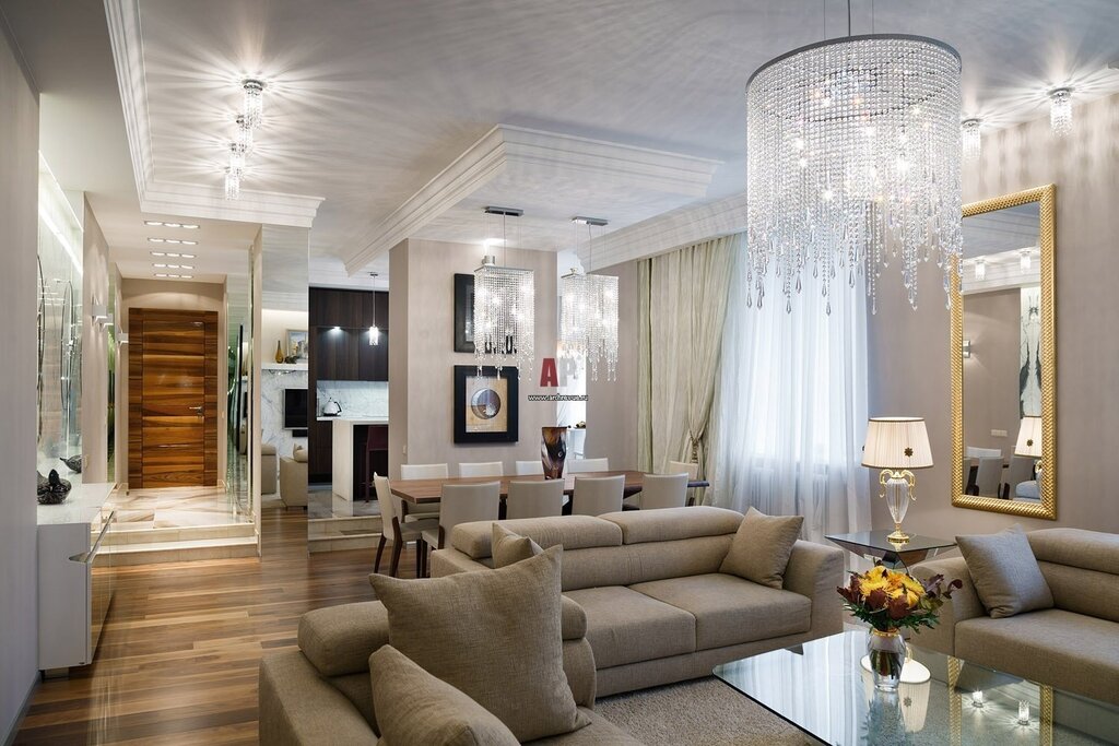 Beautiful chandeliers for the living room