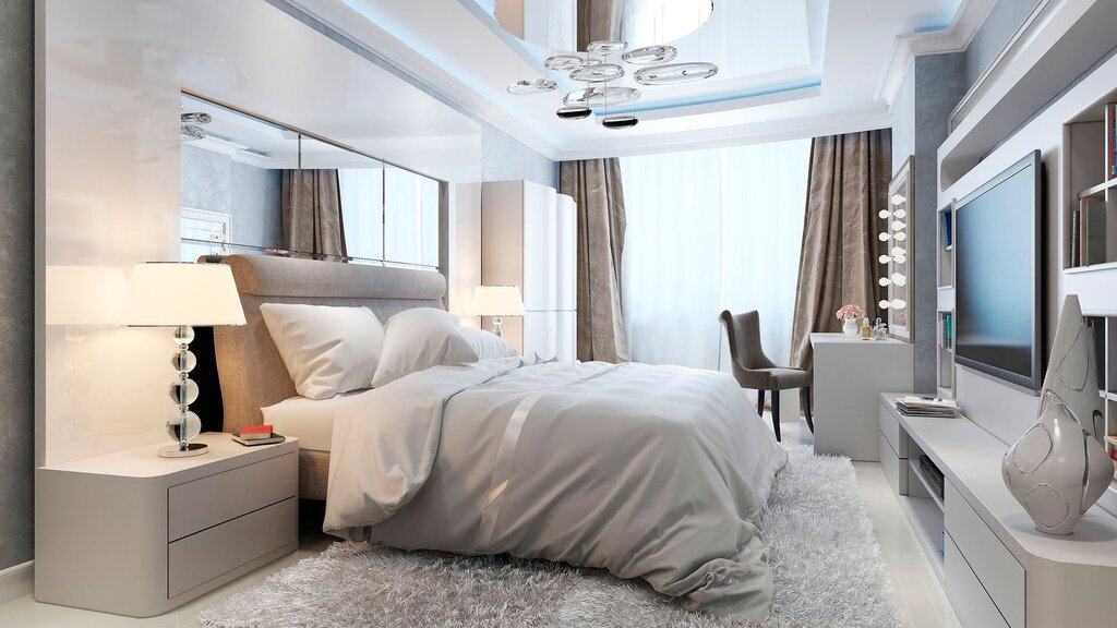 Beautiful bedrooms in a modern style