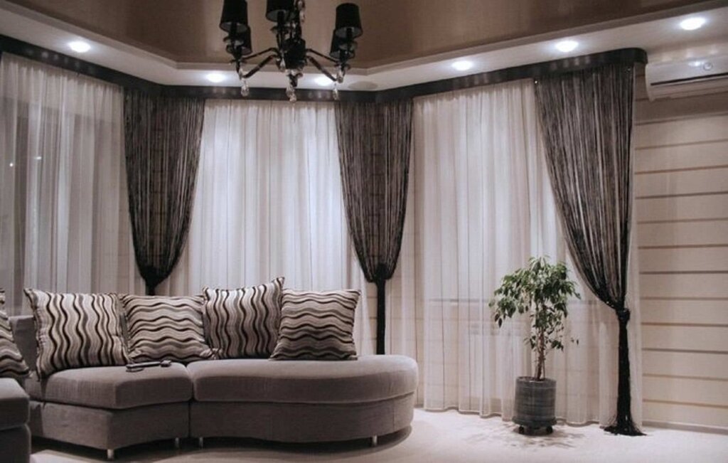 Beautiful curtains for the living room