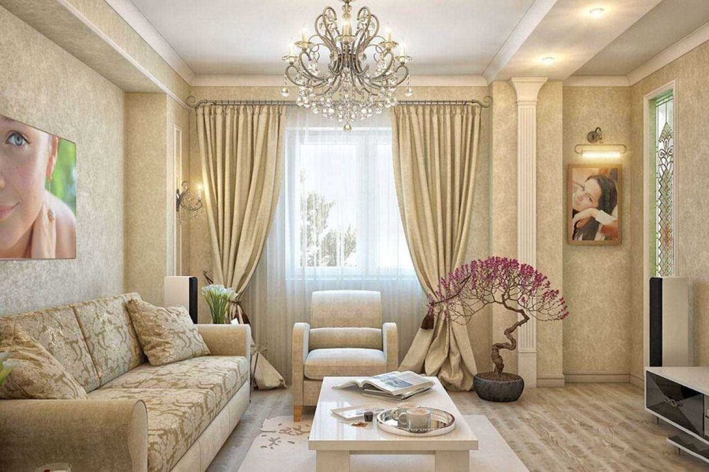 Beautiful interior in beige tones