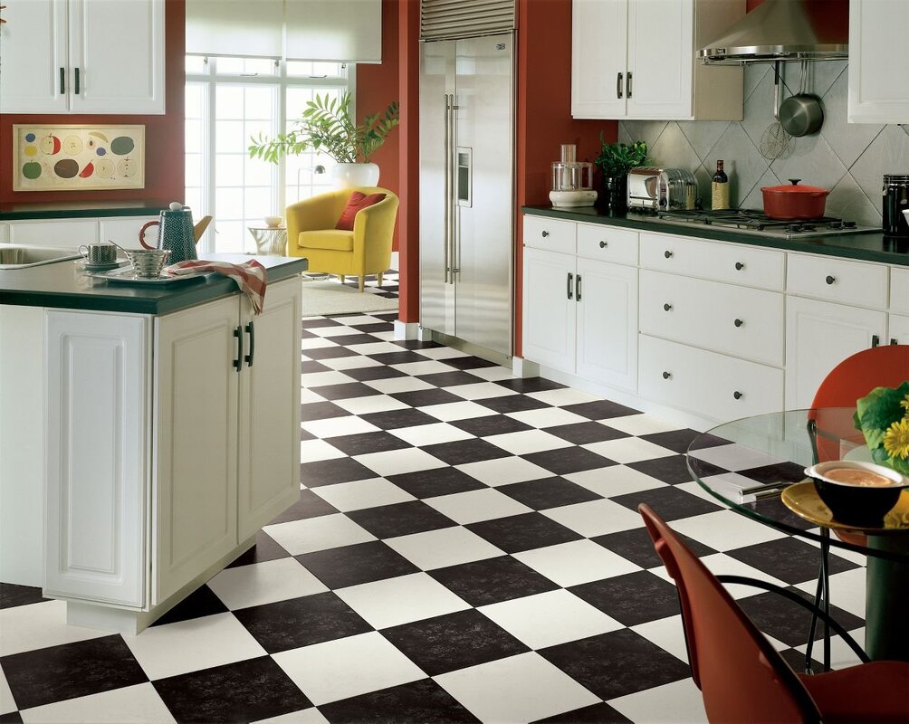 Beautiful linoleum for the kitchen