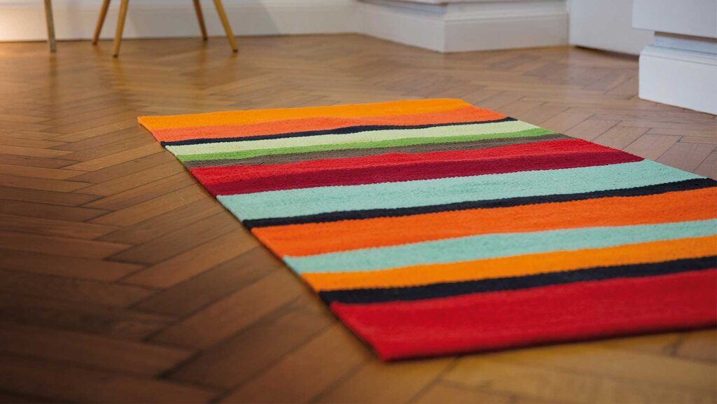 Beautiful striped rug