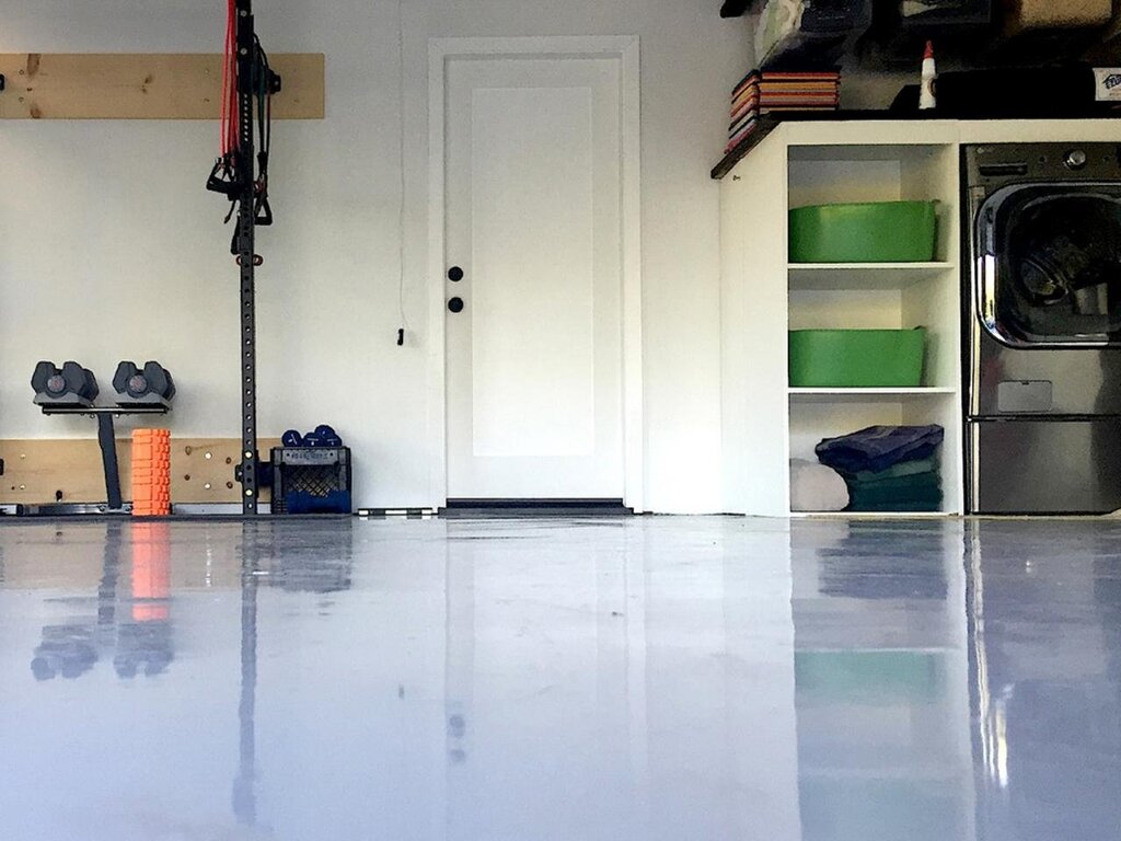 Paint for concrete floor in the garage