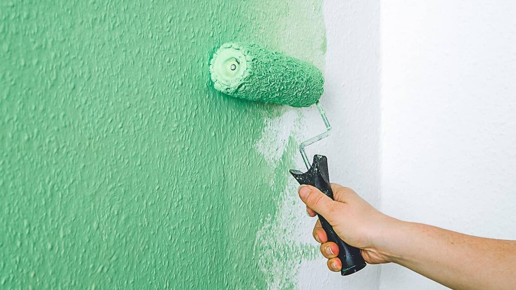 Paint for uneven walls