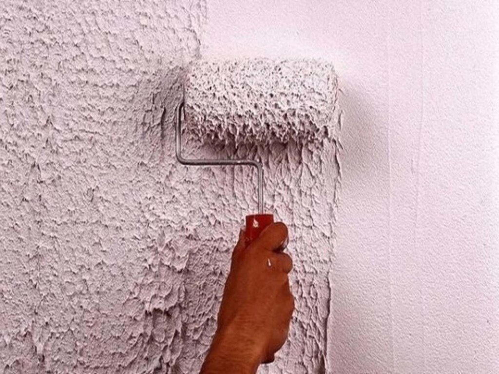 Paint on putty for walls