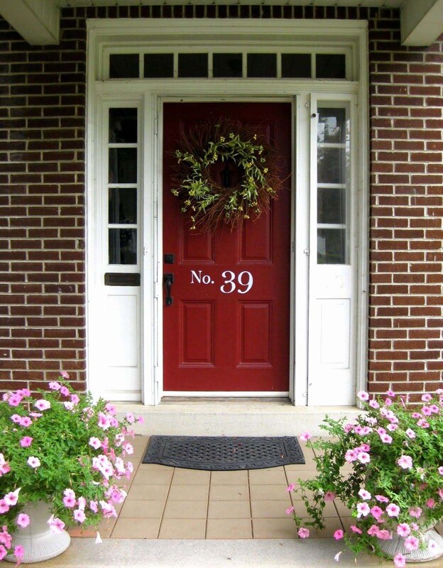 Red front door 19 фото