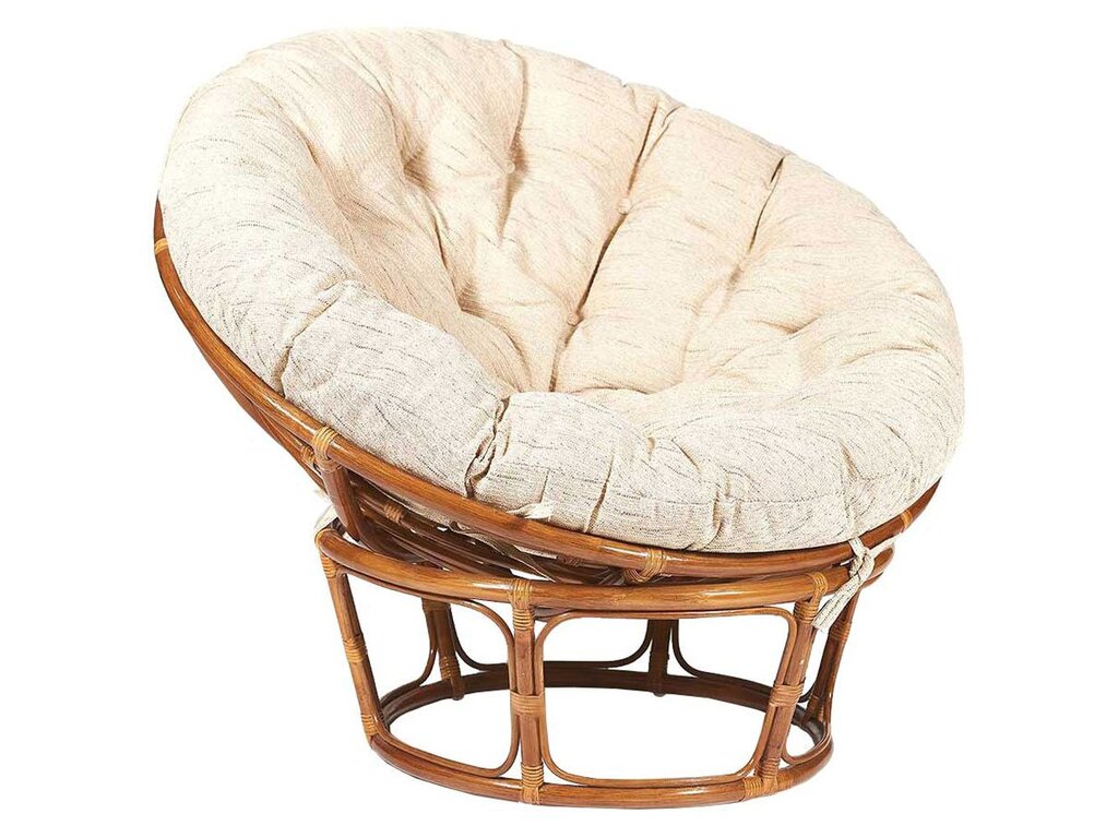 Papasan rocking chair made of rattan