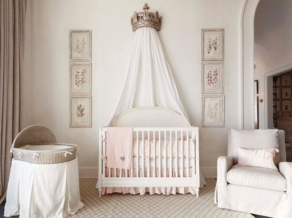 Cribs for newborns in the interior