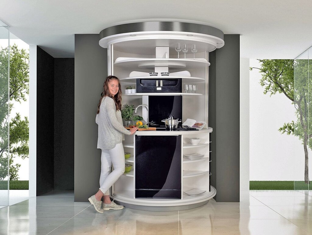 Round transformer kitchen