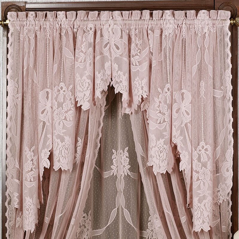 Lace curtains