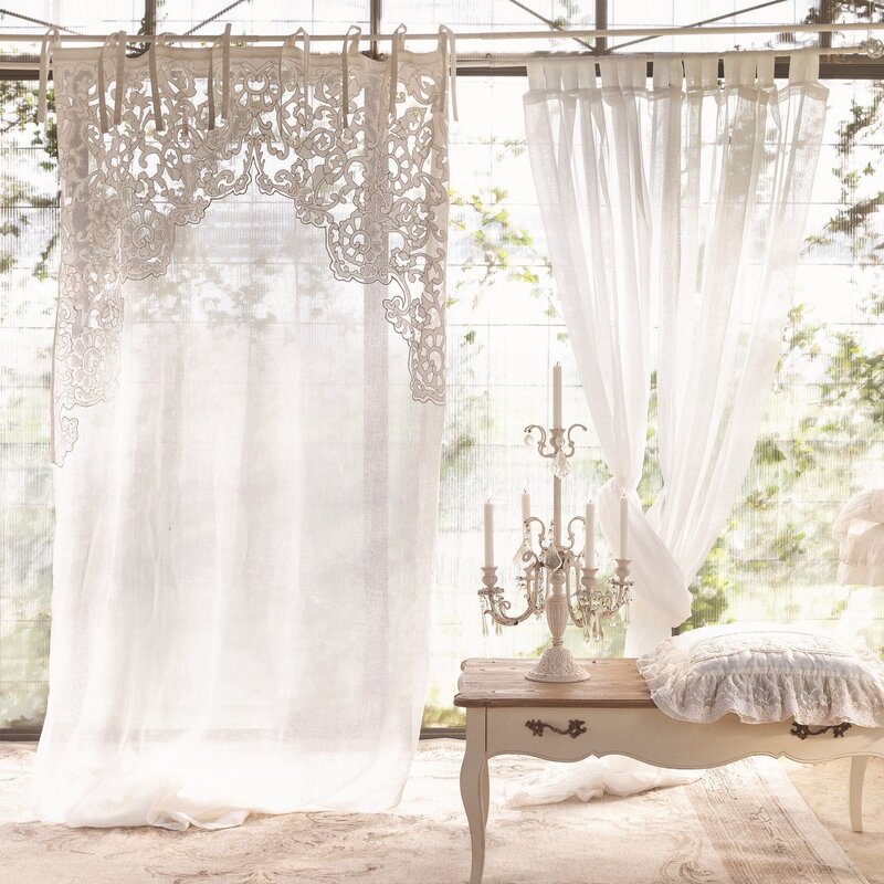 Lace curtains