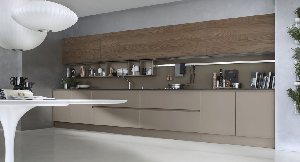 Matte plastic kitchens