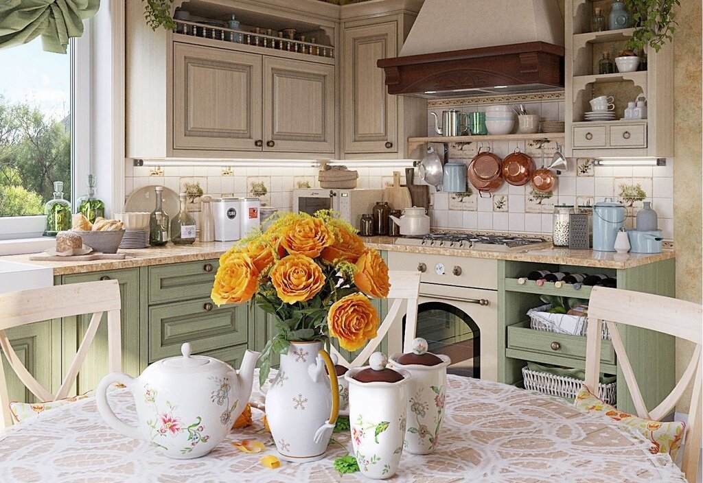 Country Provence kitchens