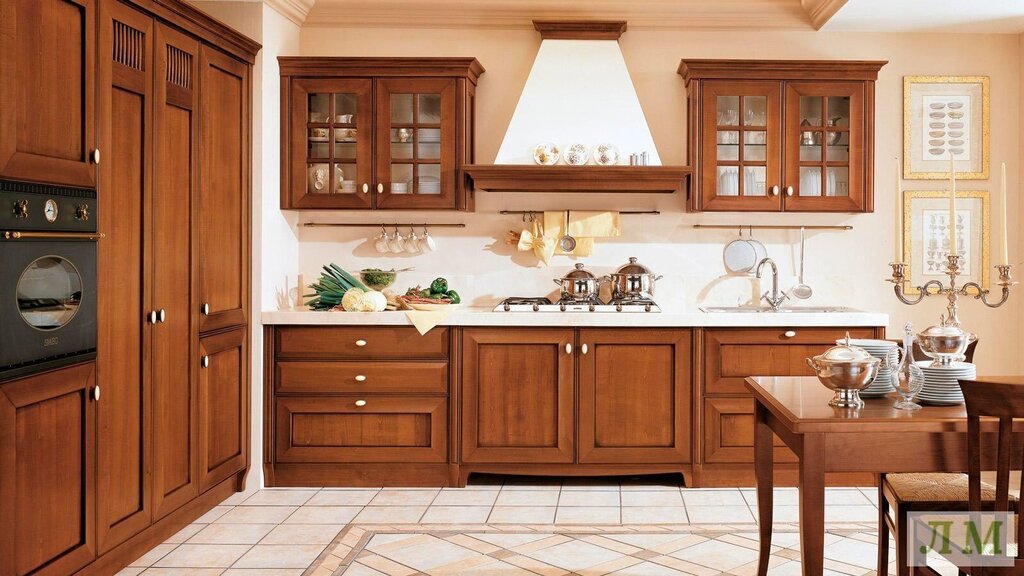 Classic wood-style kitchens