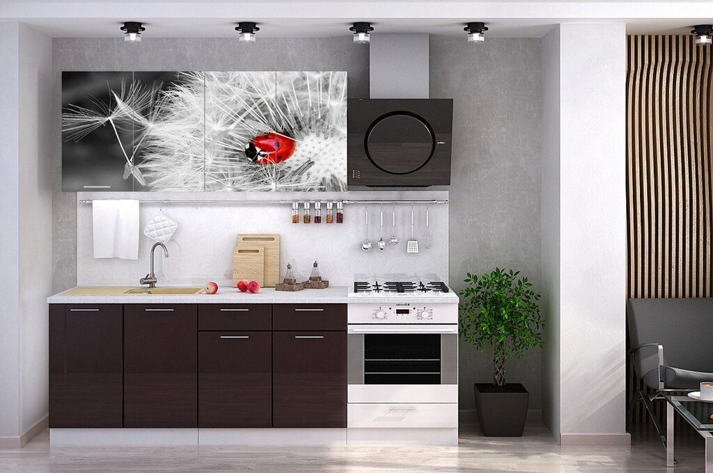 Kitchens with photo printing on the facades